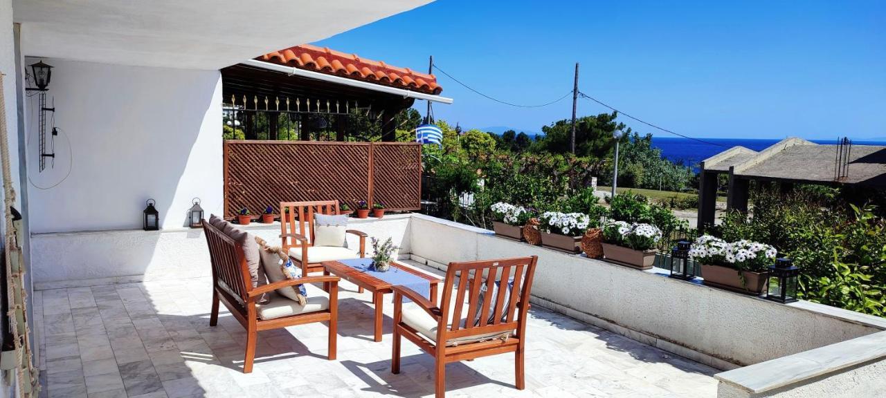 Villa Βianca In Sithonia Gerakini Exteriör bild